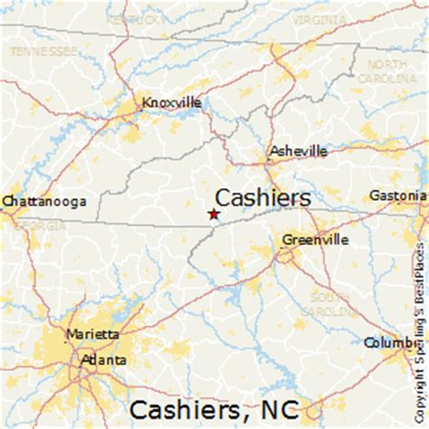 Satellite map of Cashiers, North Carolina . Cashiers is a census-designated place and unincorporated village located in southern Jackson County, North Carolina. Latitude: 35° …